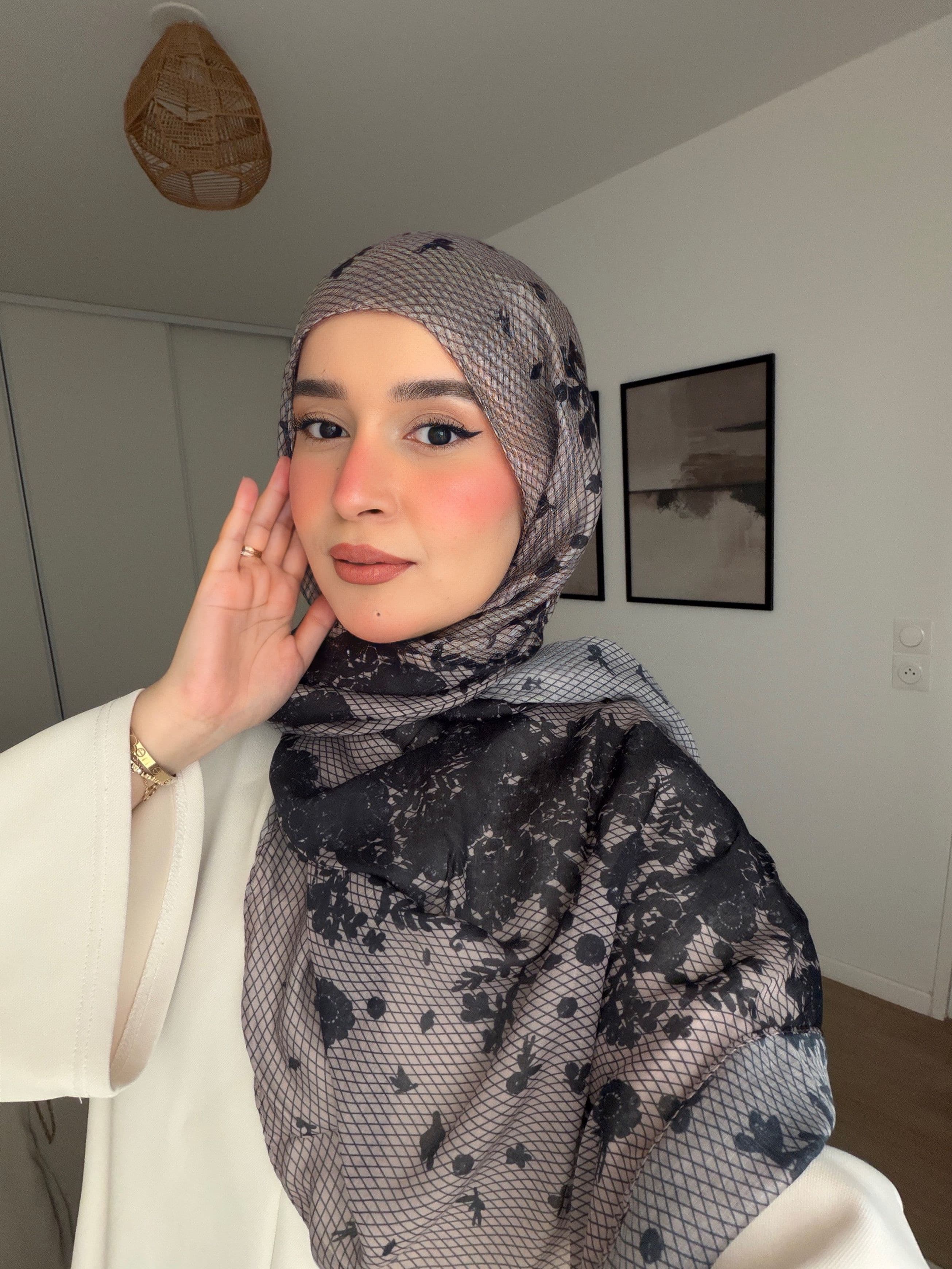 Printed Hijab LACE.