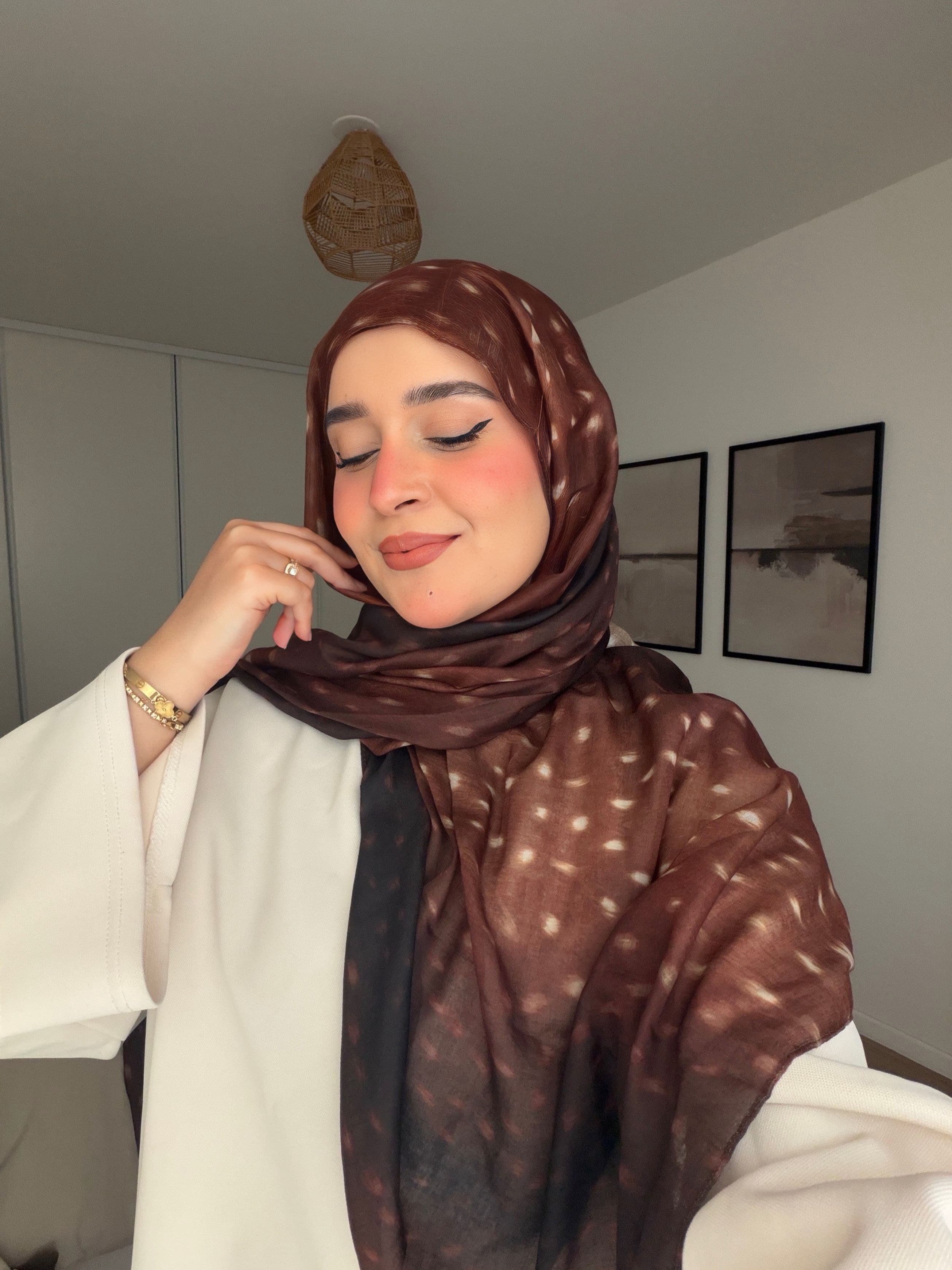 Gazelle Printed Hijab
